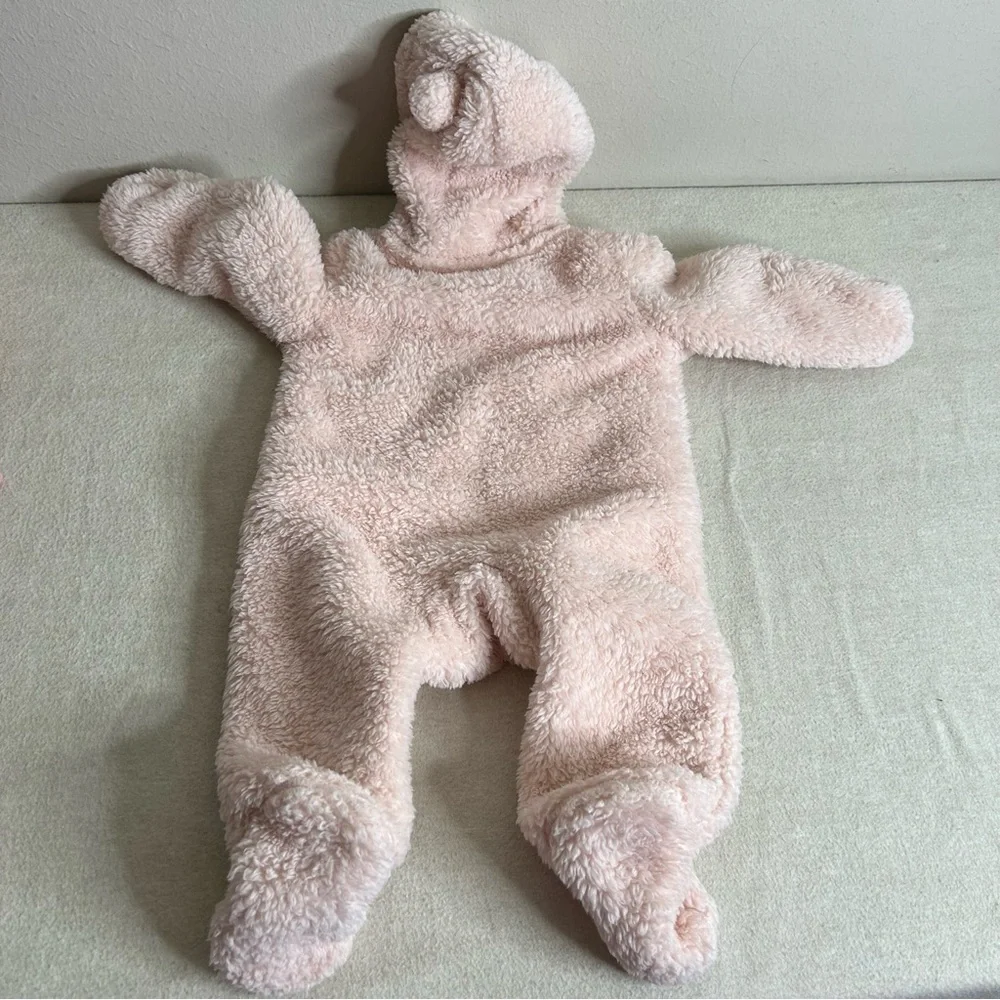 Bundle Carter's‎ Pink Sherpa One piece jumpsuit size 3-6M